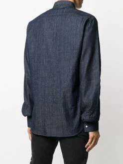 Dsquared2 chemise en denim à plaque logo