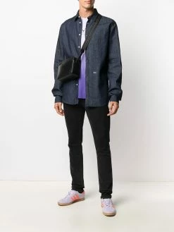 Dsquared2 chemise en denim à plaque logo