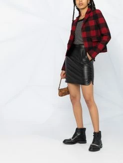 Dsquared2 veste boutonnée à carreaux