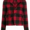 Dsquared2 veste boutonnée à carreaux