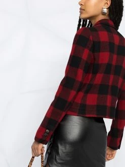 Dsquared2 veste boutonnée à carreaux