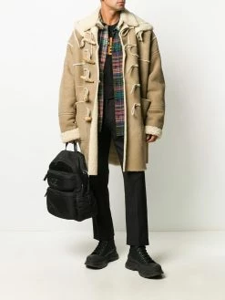 Dsquared2 duffle-coat en peau de mouton retournée