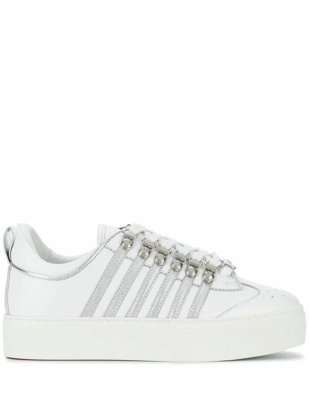 Dsquared2 Prix Affortable Baskets à effet métallisé femme 3 Dsquared2 baskets à effet métallisé