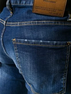 Dsquared2 jean slim à effet délavé