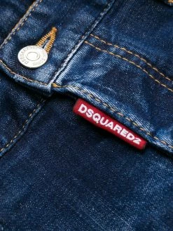 Dsquared2 jean slim à effet délavé