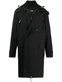 Dsquared2 trench à boutonnière croisée