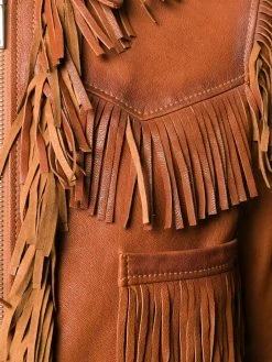 Dsquared2 manteau à franges