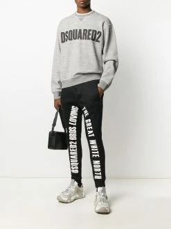 Dsquared2 pantalon de jogging à logo imprimé