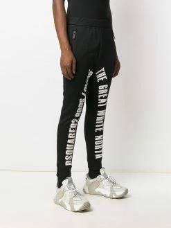 Dsquared2 pantalon de jogging à logo imprimé