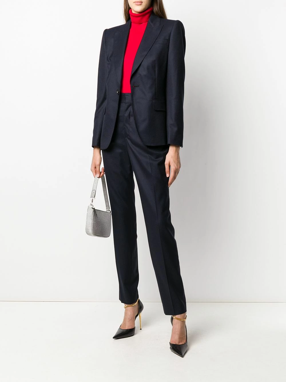 Dsquared2 Discount En Ligne Costume à fines rayures tailleurs-pantalons femme 4 Dsquared2 costume à fines rayures