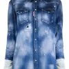 Dsquared2 veste en jean à effet délavé