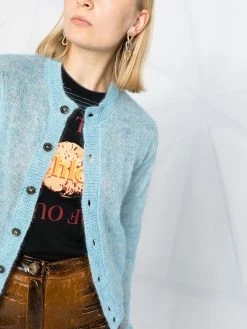 Dsquared2 cardigan à effet de transparence