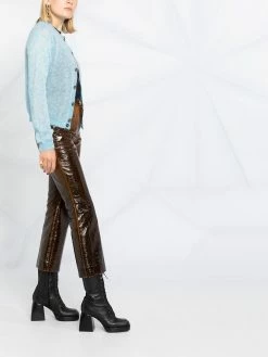 Dsquared2 cardigan à effet de transparence