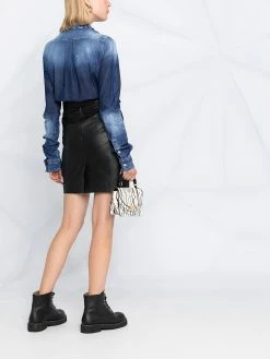 Dsquared2 short à effet usé délavé