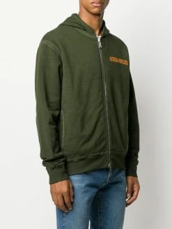 Dsquared2 hoodie zippé à logo imprimé