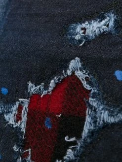 Dsquared2 jean court à effet usé