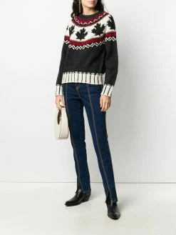 Dsquared2 pull en maille intarsia