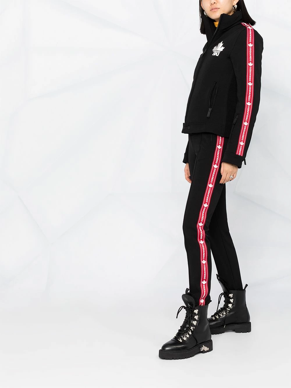 Dsquared2 Pantalon de ski à bande logo Plus Bas Prix De Vente pantalons de survêtement femme 6 Dsquared2 pantalon de ski à bande logo