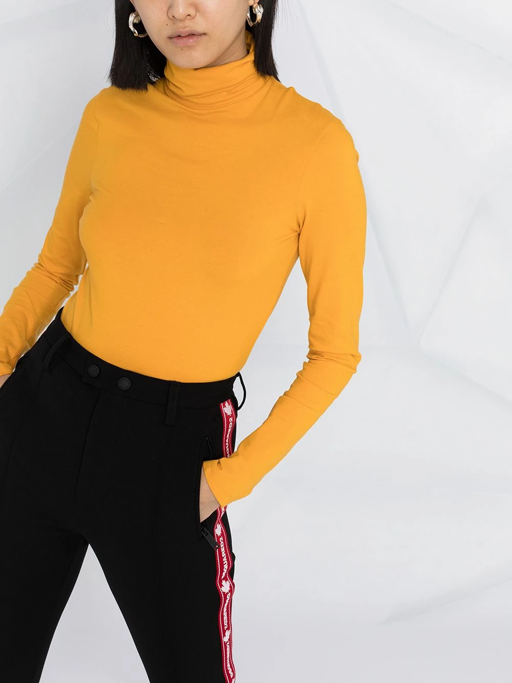 Dsquared2 Pantalon de ski à bande logo Plus Bas Prix De Vente pantalons de survêtement femme 5 Dsquared2 pantalon de ski à bande logo