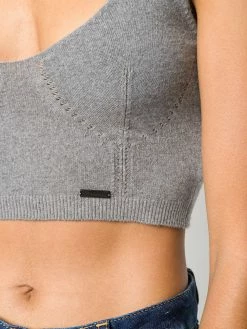 Dsquared2 Faible Prix Débardeur en maille nervurée débardeurs femme 11 Dsquared2 débardeur en maille nervurée