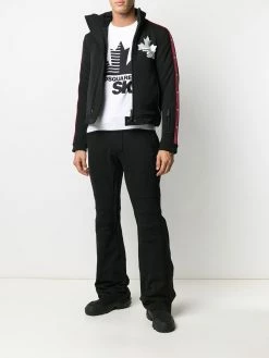 Dsquared2 veste de ski à fermeture zippée