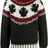 Dsquared2 pull à logo en maille intarsia