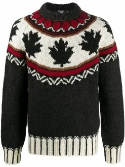 Dsquared2 pull à logo en maille intarsia