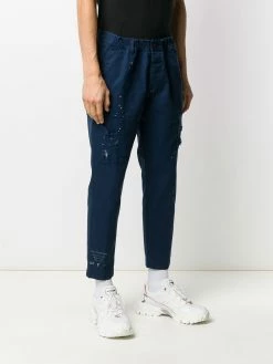 Dsquared2 pantalon chino à effet usé