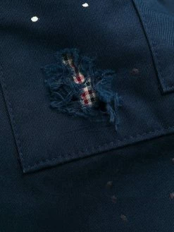 Dsquared2 pantalon chino à effet usé