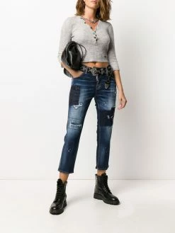 Dsquared2 cardigan à coupe crop