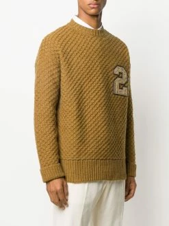 Dsquared2 pull en maille épaisse à patch logo