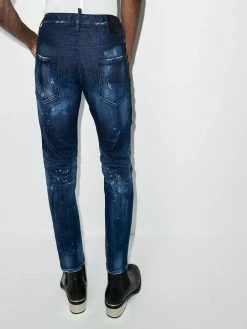 Promos Dsquared2 Jean Skater slim jeans slim homme 9 Dsquared2 jean Skater slim