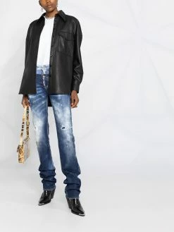 Dsquared2 jean slim à effet usé