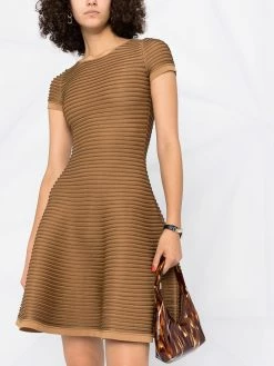 Dsquared2 robe courte à détails nervurés