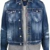 Dsquared2 veste en jean à design superposé
