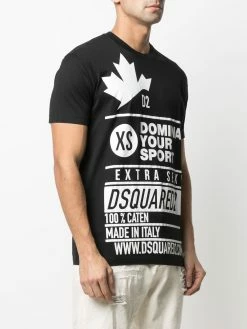 Dsquared2 t-shirt à slogan imprimé