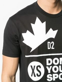 Dsquared2 t-shirt à slogan imprimé