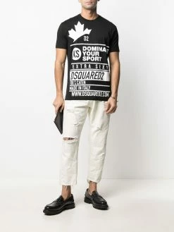 Dsquared2 t-shirt à slogan imprimé