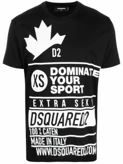 Dsquared2 t-shirt à slogan imprimé