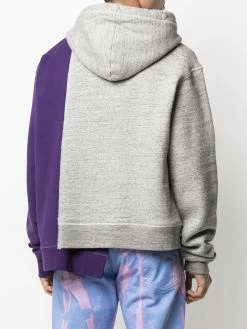 Dsquared2 hoodie bicolore asymétrique