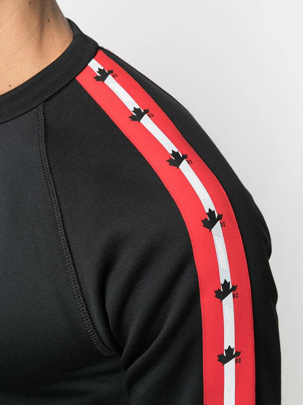 Dsquared2 Prix Sacrifiés T shirt à bandes contrastantes t-shirts homme 7 Dsquared2 t-shirt à bandes contrastantes