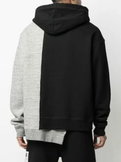 Dsquared2 hoodie bicolore asymétrique