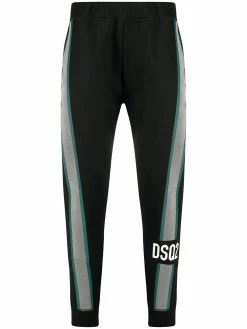 Dsquared2 pantalon de jogging à empiècements contrastants