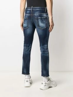 Dsquared2 jean court à logo imprimé