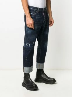 Dsquared2 jean à effet usé