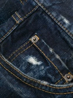 Dsquared2 jean à effet usé