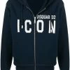 Dsquared2 hoodie zippé à logo imprimé