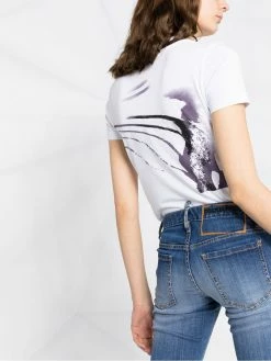 Dsquared2 Prix Discount Jean droit à effet usé jeans droits femme 12 Dsquared2 jean droit à effet usé