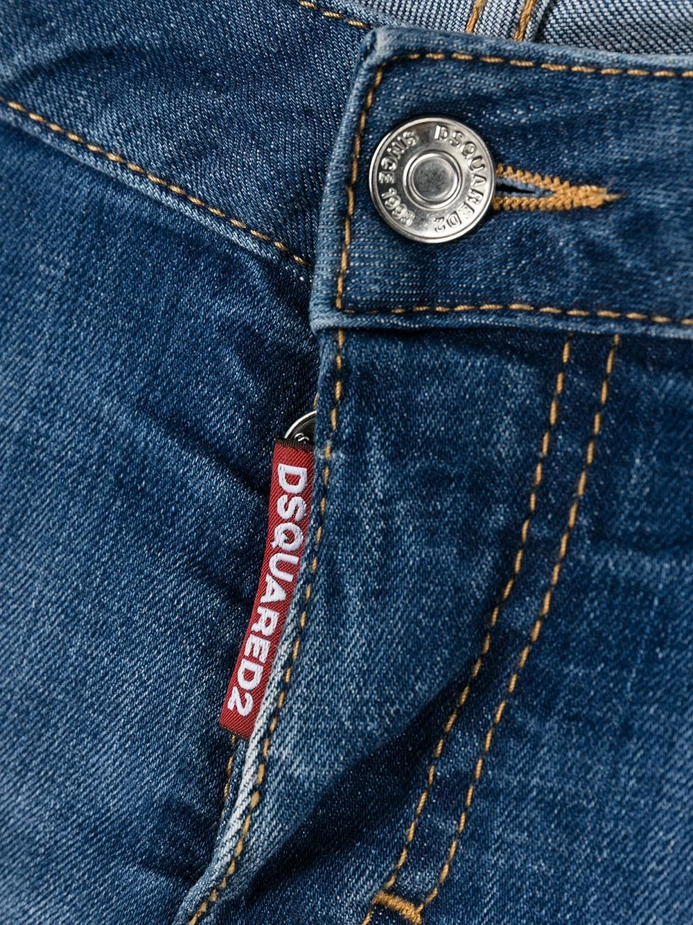 Dsquared2 Prix Discount Jean droit à effet usé jeans droits femme 10 Dsquared2 jean droit à effet usé