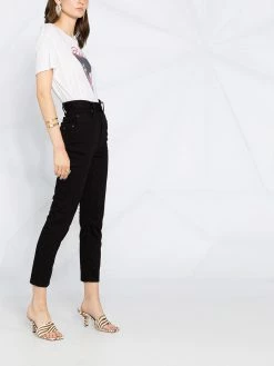 Dsquared2 jean court à taille haute